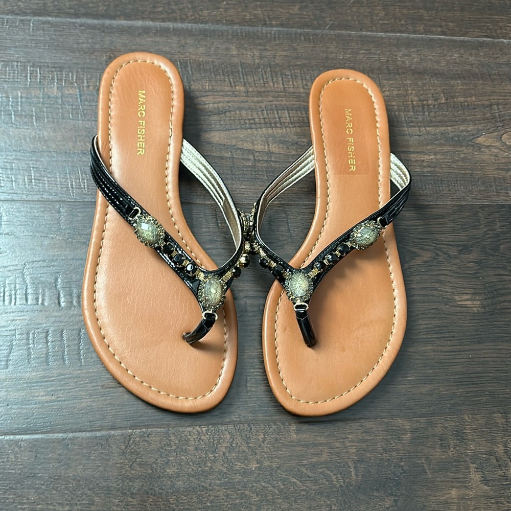 Marc Fisher sandals size 8.5 #B39 - Picture 1 of 5